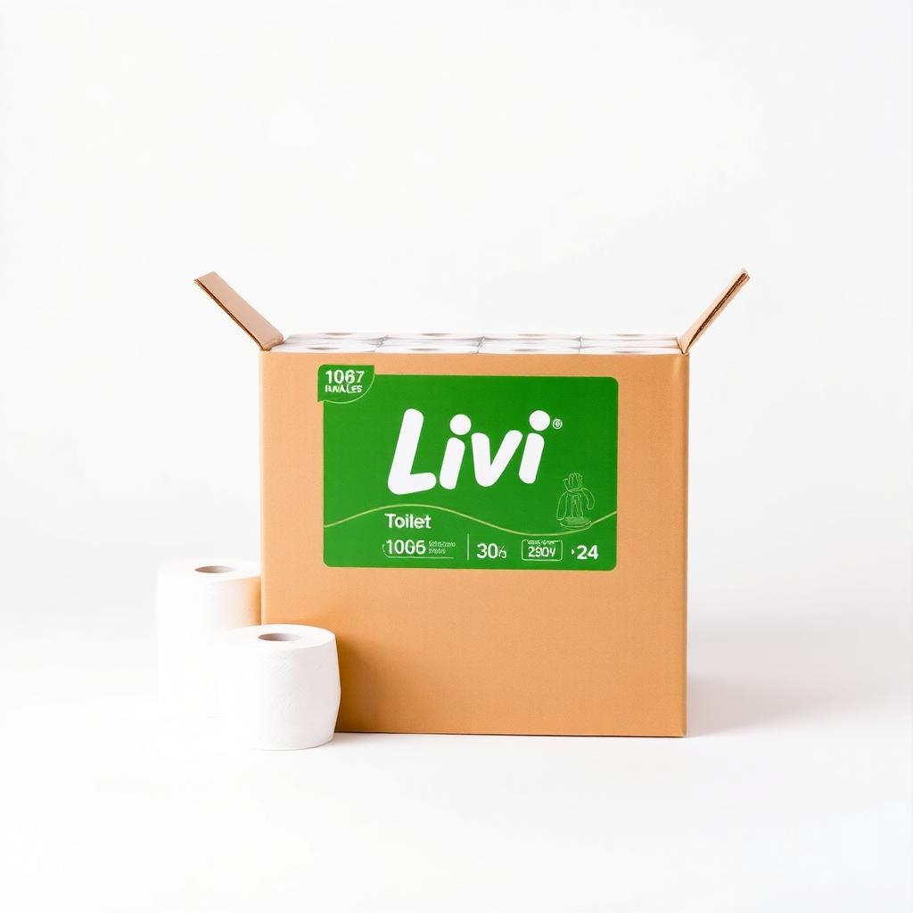 Livi Essentials 2-Ply Toilet Roll x48